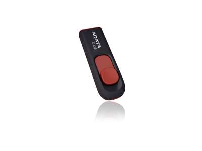 ADATA C008 USB-nøgle 16 GB USB Type-A 2.0 Sort, Rød