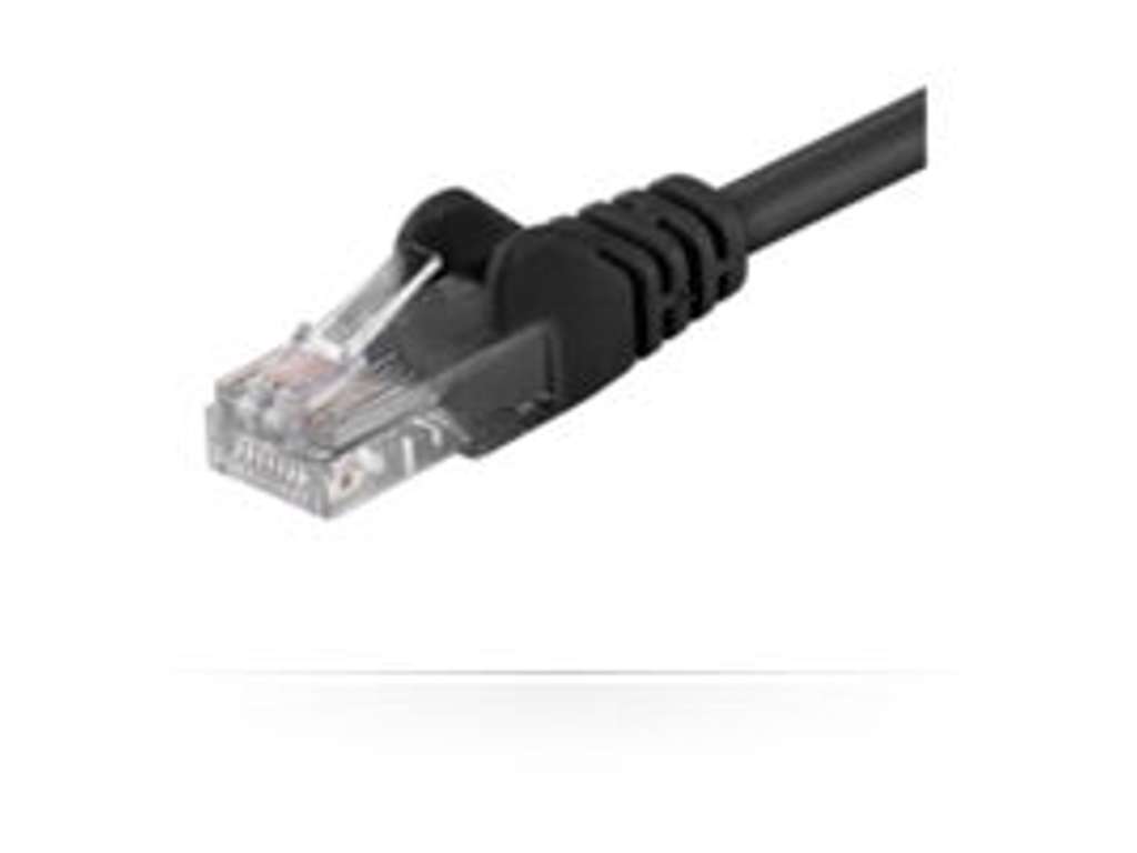 Microconnect UTP525S netværkskabel Sort 25 m Cat5e U/UTP (UTP)