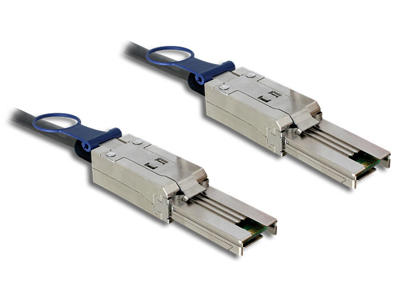 DeLOCK 83736 Serial Attached SCSI (SAS)-kabel 3 m Sort