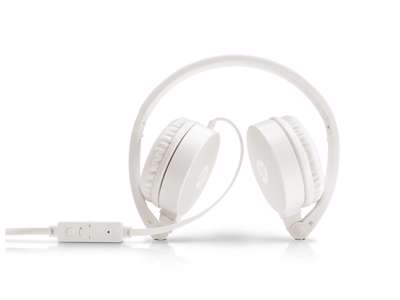 HP H2800 Headset Ledningsført Opkald/musik Hvid