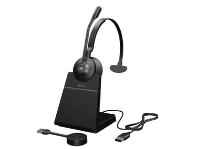 Jabra 9553-455-111 hovedtelefoner/headset Trådløs Kontor/Callcenter Sort, Titanium