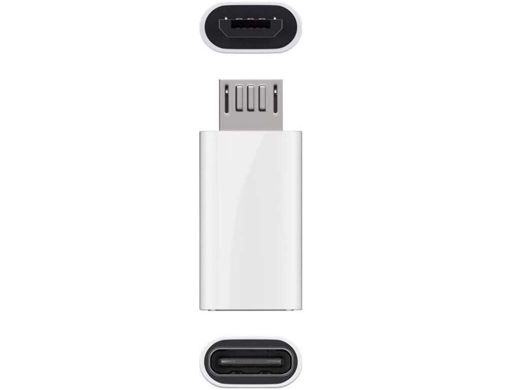 Microconnect USBMICROUSBC kabel kønsskifter Micro-USB B USB C Hvid