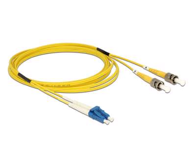 DeLOCK 84612 InfiniBand og fiberoptisk kabel 2 m LC ST Gul