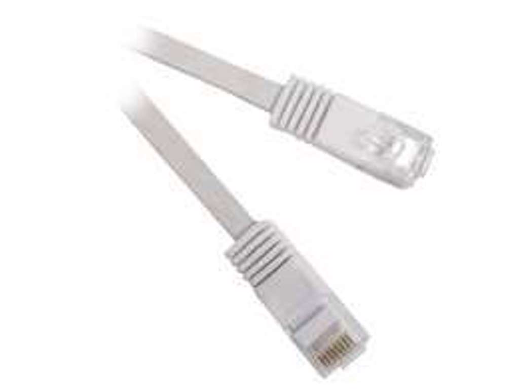 Microconnect V-UTP602W-FLAT netværkskabel Hvid 2 m Cat6 U/UTP (UTP)