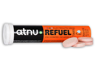 ATNU REFUEL ELEKTROLYT TABS, Med appelsin smag, 1 rør, 20 tabs