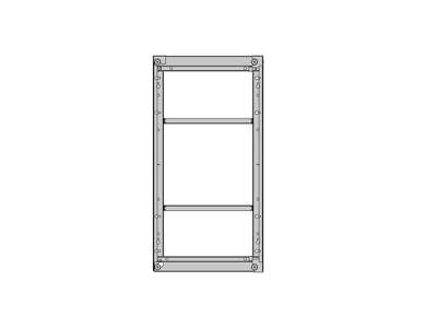 Multibrackets 4752 skærmbeslag til skiltning 139,7 cm (55") Sort