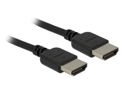 DeLOCK 85215 HDMI-kabel 1 m HDMI Type A (Standard) Sort