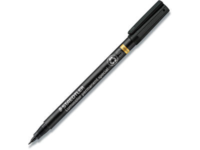 Special marker, Optiker, 0.4 mm, Sort, Staedtler Lumocolor 319 S