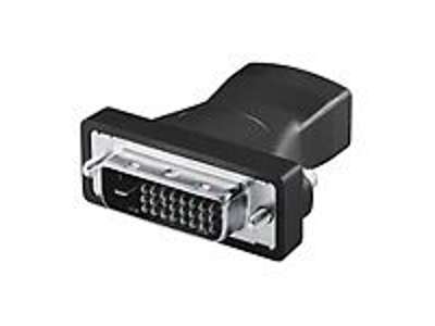 LogiLink HDMI to DVI Adapter HDMI 19-pin female DVI-D (24+1) male Sort