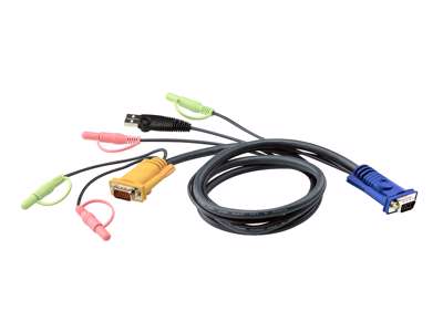 ATEN 2L-5303U KVM-kabel Sort 3 m