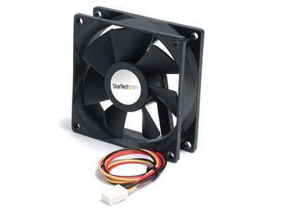 StarTech.com High Air Flow 9.25 cm Dual Ball Bearing Case Fan with TX3 Connector Computerkabinet Ventilator Sort