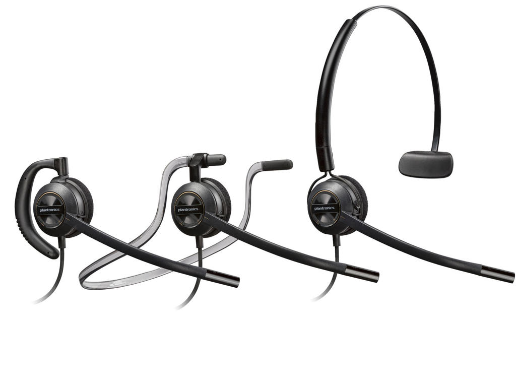 POLY EncorePro 540D med Quick Disconnect Convertible Digital Headset TAA