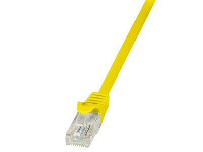 LogiLink 2m Cat.6 U/UTP RJ45 netværkskabel Gul Cat6 U/UTP (UTP)