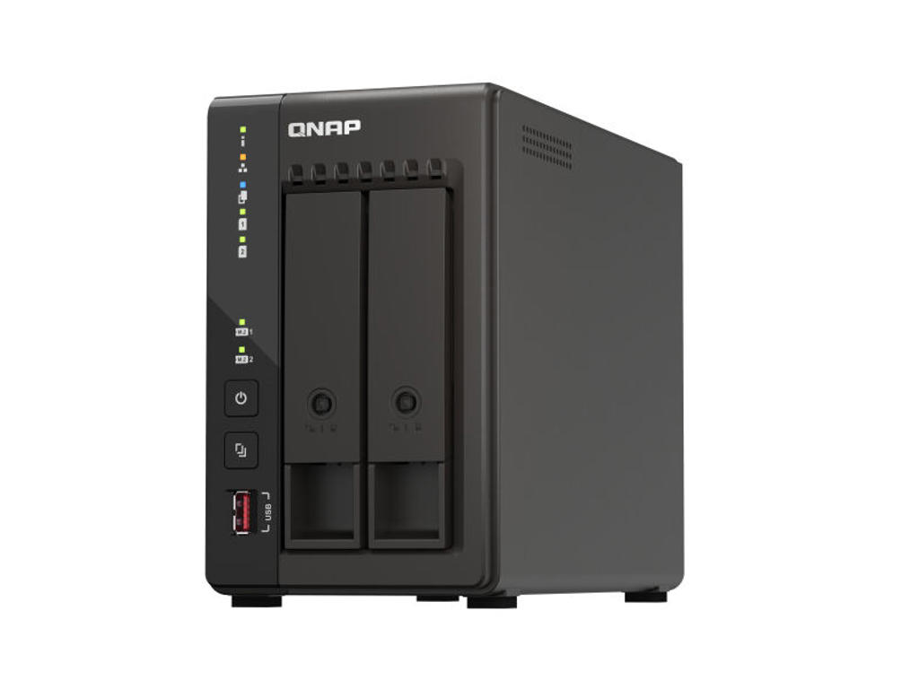 QNAP TS-253E NAS Tower Intel® Celeron® J6412 8 GB 4 TB HDD QNAP Turbo System Sort