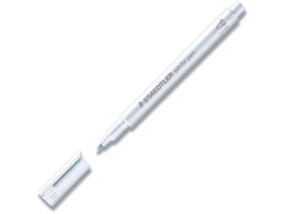 Special marker, Metal, 1-2 mm, Hvid, Staedtler 8323