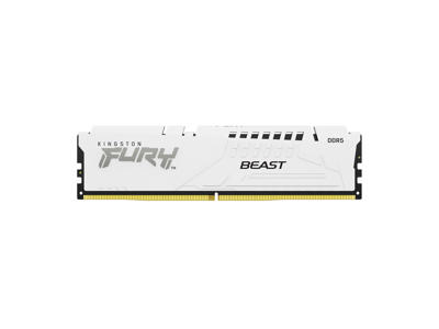 Kingston Technology FURY Beast 32GB 5600MT/s DDR5 CL40 DIMM White XMP