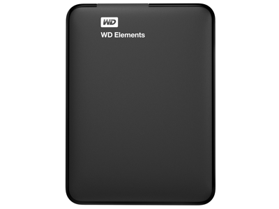 Western Digital WD Elements Portable ekstern harddisk 4 TB 2.5" USB 3.2 Gen 1 (3.1 Gen 1) Sort