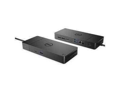 DELL WD19TBS-180W Ledningsført USB 3.2 Gen 2 (3.1 Gen 2) Type-C Sort