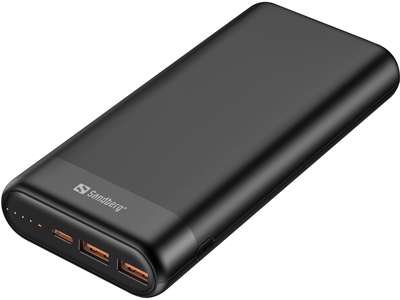 Sandberg 420-62 powerbank Lithium-Ion (Li-Ion) 20000 mAh Sort