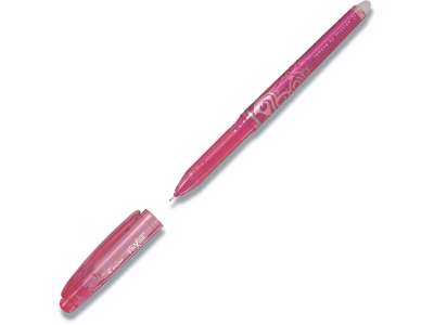 Rollerball gelpen, 0.5 mm, 0.25 mm, Rosa, Pilot FriXion Point BL-FRP5-P