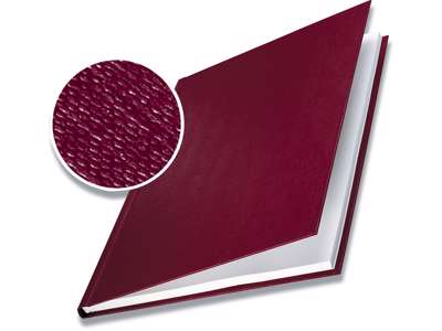 Indbindings skinneomslag, 10.5 mm, A4, Bordeaux, Leitz ImpressBind 