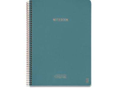 Notesblok, A4, Linjeret, Steel Blue, Kozo Premium