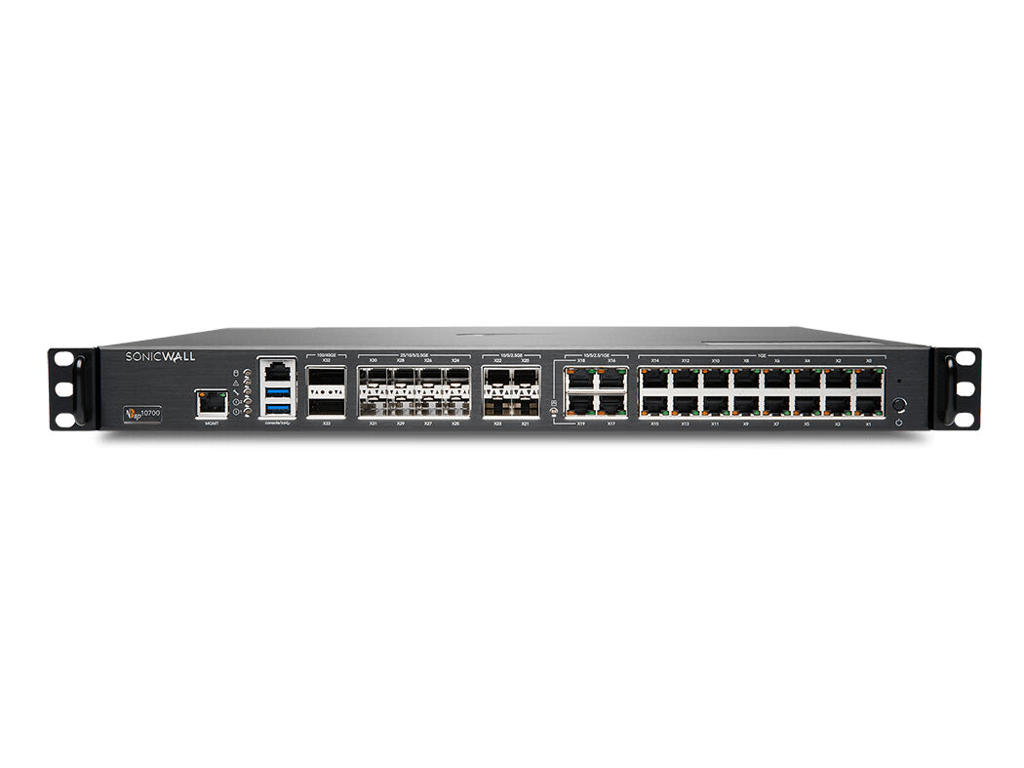 SonicWall NSSP 10700 firewall (hardware) 1U 42 Gbit/sek.