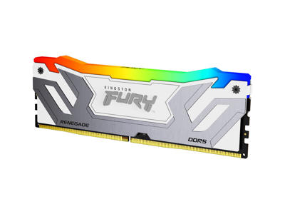 Kingston Technology FURY 24 GB 8400 MT/s DDR5 CL40 CUDIMM Renegade RGB, hvid XMP