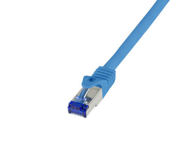 LogiLink C6A026S netværkskabel Blå 0,5 m Cat6a S/FTP (S-STP)