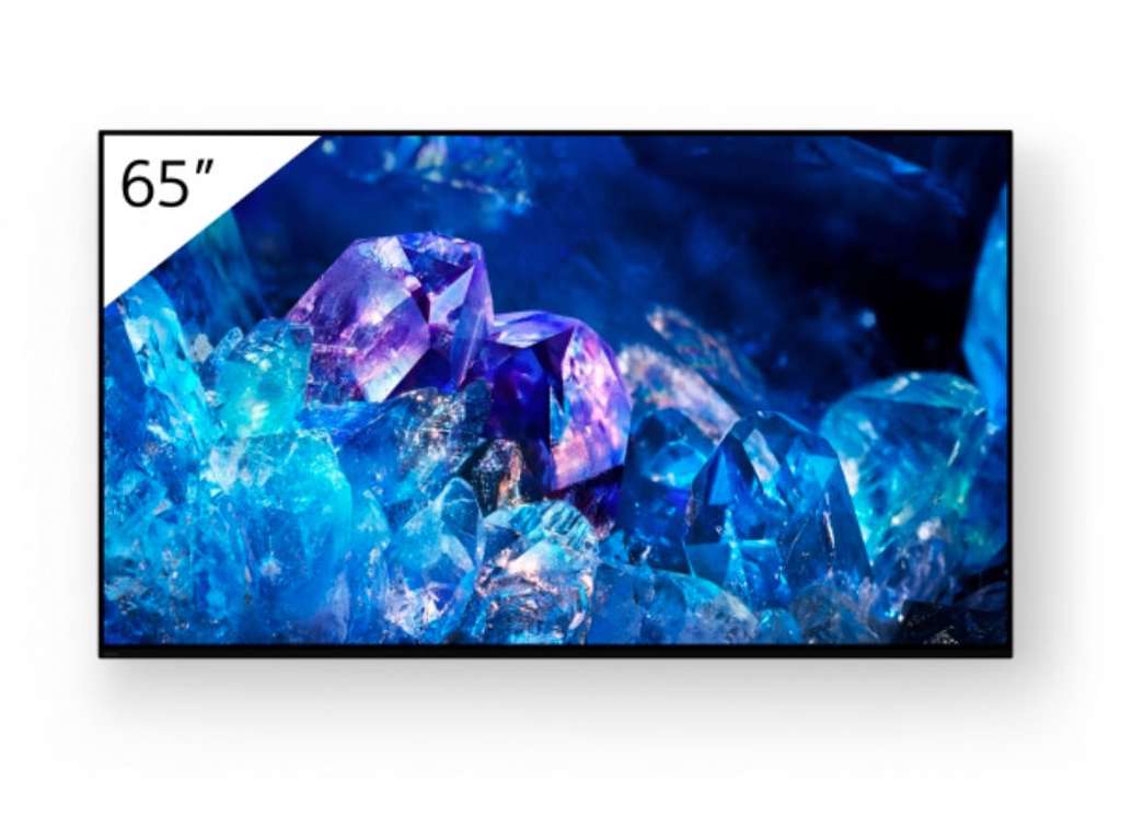 Sony FWD-65A80K skilte display Digital fladpaneldisplay 165,1 cm (65") OLED Wi-Fi 4K Ultra HD Sort Indbygget processer Android 10