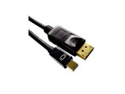 Microconnect DP-MMG-100MB DisplayPort kabel 1 m Mini DisplayPort Sort