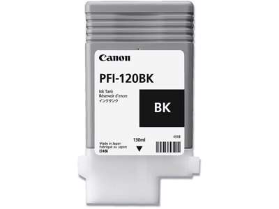 Blækpatron, 1 stk, Black-sort, 130 ml, Canon PFI-120BK