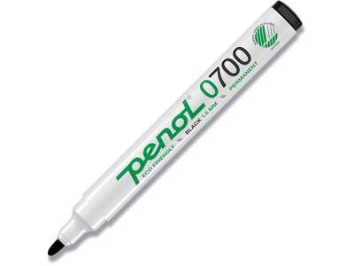 Marker, Rund spids, 1.5 mm, Sort, Penol ECO 0700