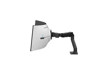 Ergotron HX Series HX ARM WITH VERY HEAVY DUTY PIVOT DESK skærmbeslag og -stativer 144,8 cm (57") Skrivebord Sort