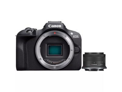 Canon EOS R100 + RF-S 18-45mm F4.5-6.3 IS STM Kit MILC 24,1 MP CMOS 6000 x 4000 pixel Sort