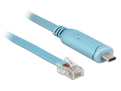 DeLOCK 63914 serielkabel Blå 3 m USB Type-C RJ45