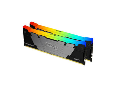 Kingston Technology FURY 64 GB 3200 MT/s DDR4 CL16 DIMM (sæt med 2) Renegade RGB