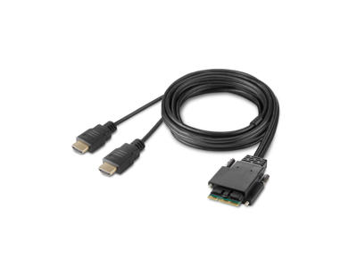 Belkin F1DN2MOD-CC-H06 KVM-kabel Sort 1,8 m