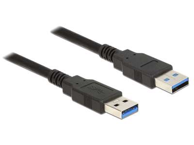 DeLOCK 85062 USB-kabel USB 3.2 Gen 1 (3.1 Gen 1) 2 m USB A Sort