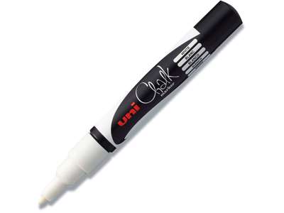 Kalk marker, 0.9-1.3 mm, Hvid, 1 stk, uni Chalk PWE-3MS