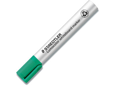 Whiteboard marker, Rund spids, Grøn, 2 mm, Staedtler Lumocolor 351