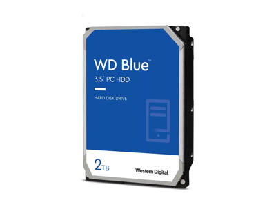 Western Digital Blue harddisk 2 TB 7200 rpm 256 MB 3.5" SATA