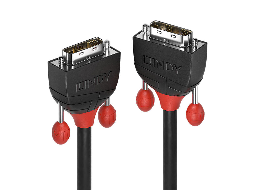 Lindy 36259 DVI kabel 10 m DVI-D Sort