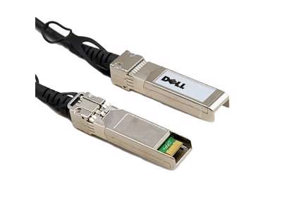 DELL 470-ACQX InfiniBand og fiberoptisk kabel 1 m SFP+ Sort