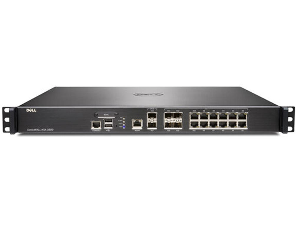 SonicWall NSA 3600 firewall (hardware) 1U 3,4 Gbit/sek.