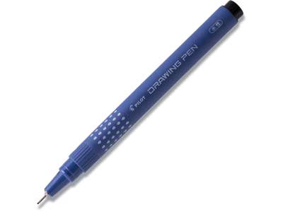 Fineliner, Sort, 0.2 mm, 1 stk, Pilot Drawing Pen SWN-DR-02-B