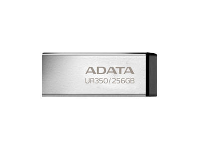 ADATA UR350 USB-nøgle 256 GB USB Type-A 3.2 Gen 1 (3.1 Gen 1) Sort, Sølv