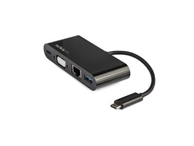 StarTech.com DKT30CVAGPD dockingstation Ledningsført USB 3.2 Gen 1 (3.1 Gen 1) Type-C Sort