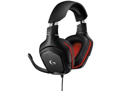 Logitech G332 Gaming Headset Leatherette, Black