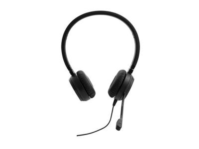 Lenovo Pro Wired Stereo VOIP Headset Ledningsført Kontor/Callcenter Sort